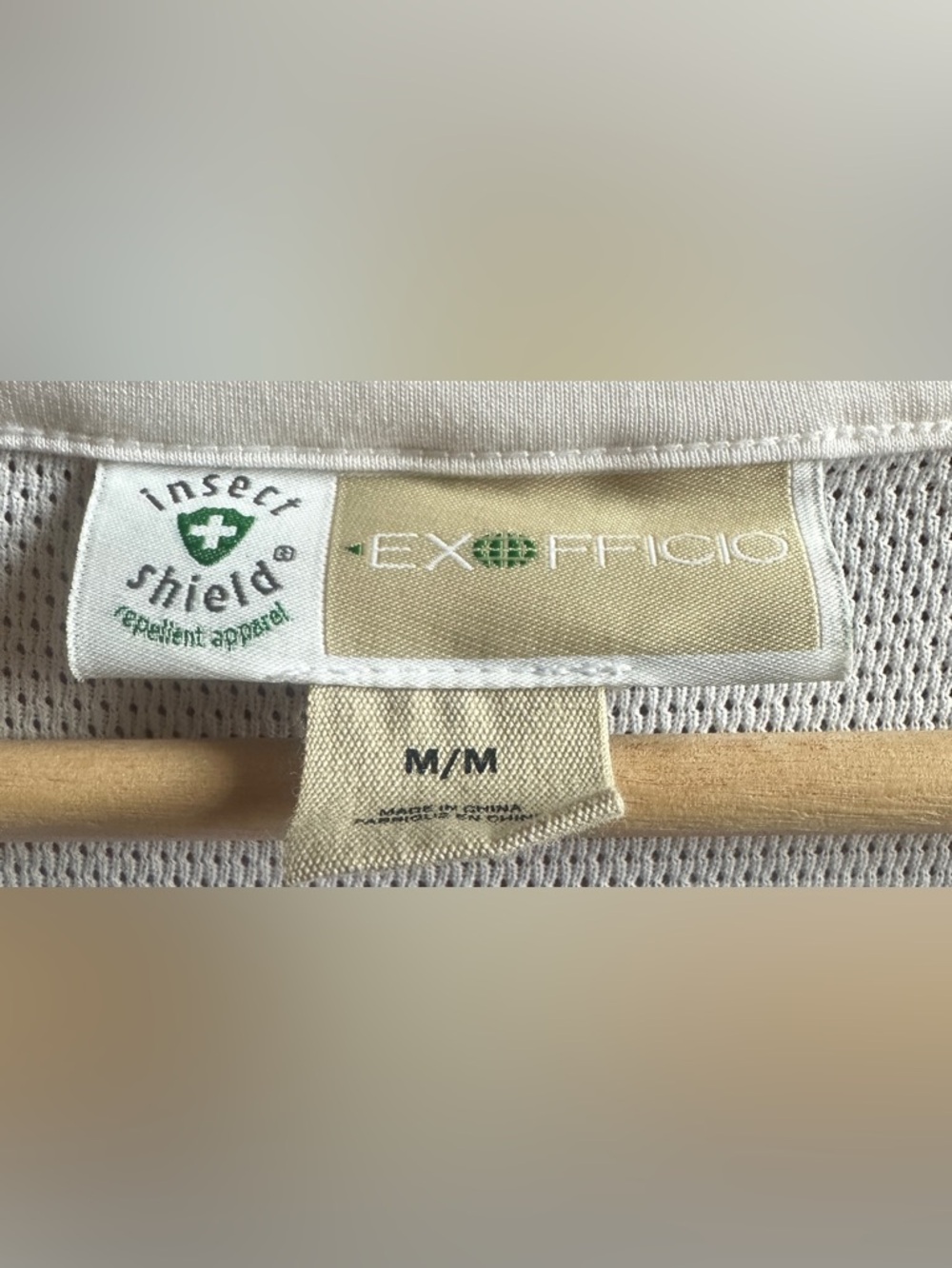 Exofficio black and white striped insect repelling top - Picture 9 of 9